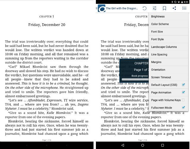 can android ebook reader read mobi files